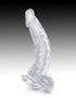 King Cock Clear 7.5 in. Cock with Balls